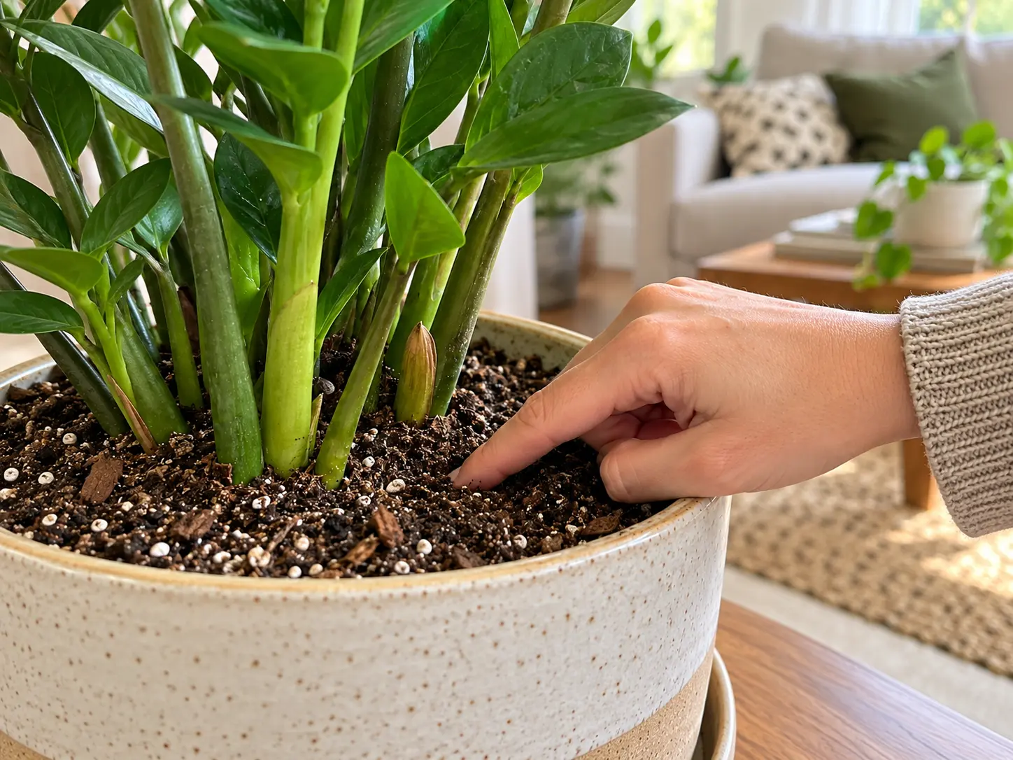 Rattlesnake plant watering is usually the most challenging part of indoor care.